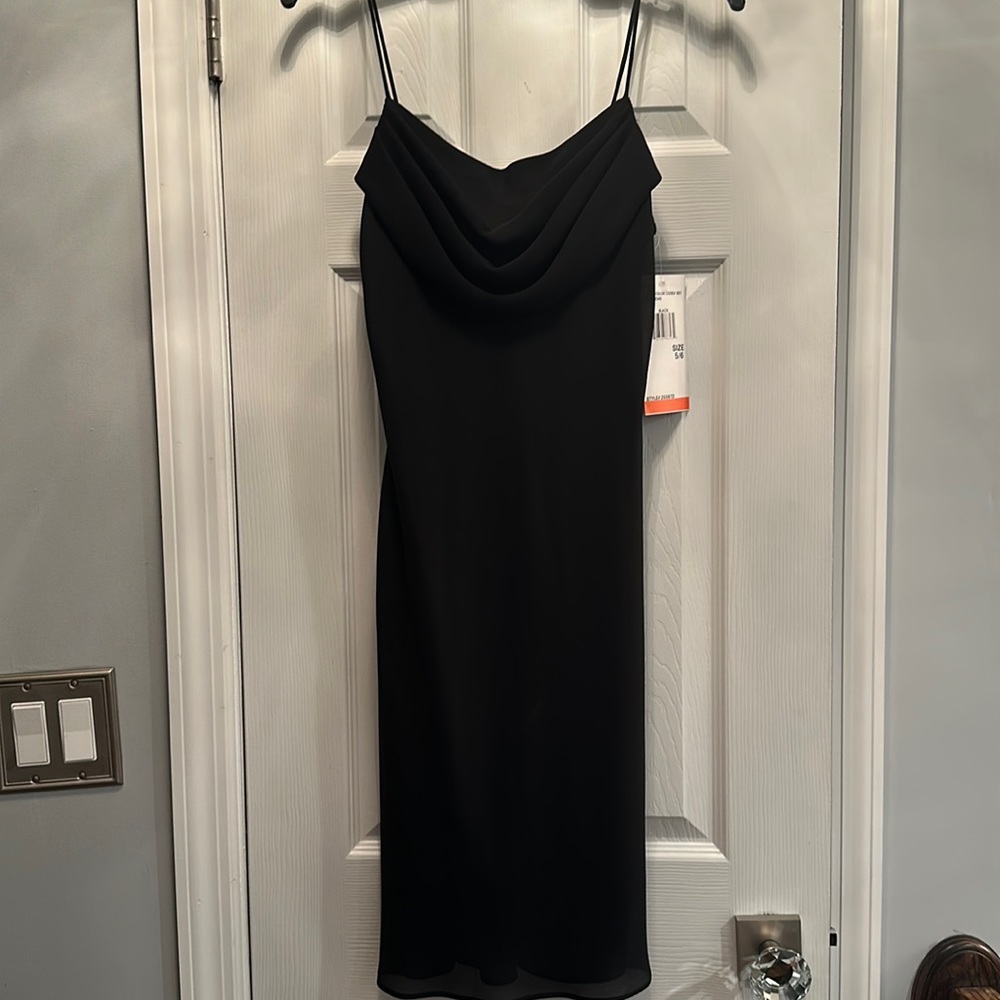 Black cocktail dress